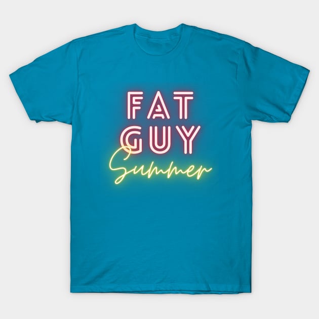 Fat Guy Summer - I'm Fat Podcast T-Shirt by ImFatPodcast